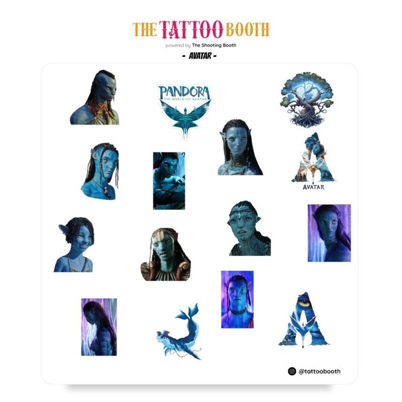 Plancha De Tatuajes Avatar X15 Tattoos
