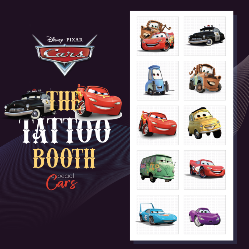 Tattoos Temporales Cars X10 Tattoos