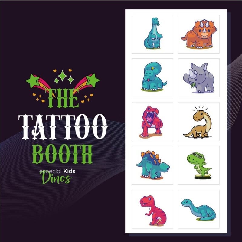 Tattoos Temporales Dinos X10 Tattoos