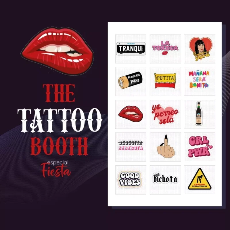 Tatuajes Temporales Fiesta I X15 Tattoos