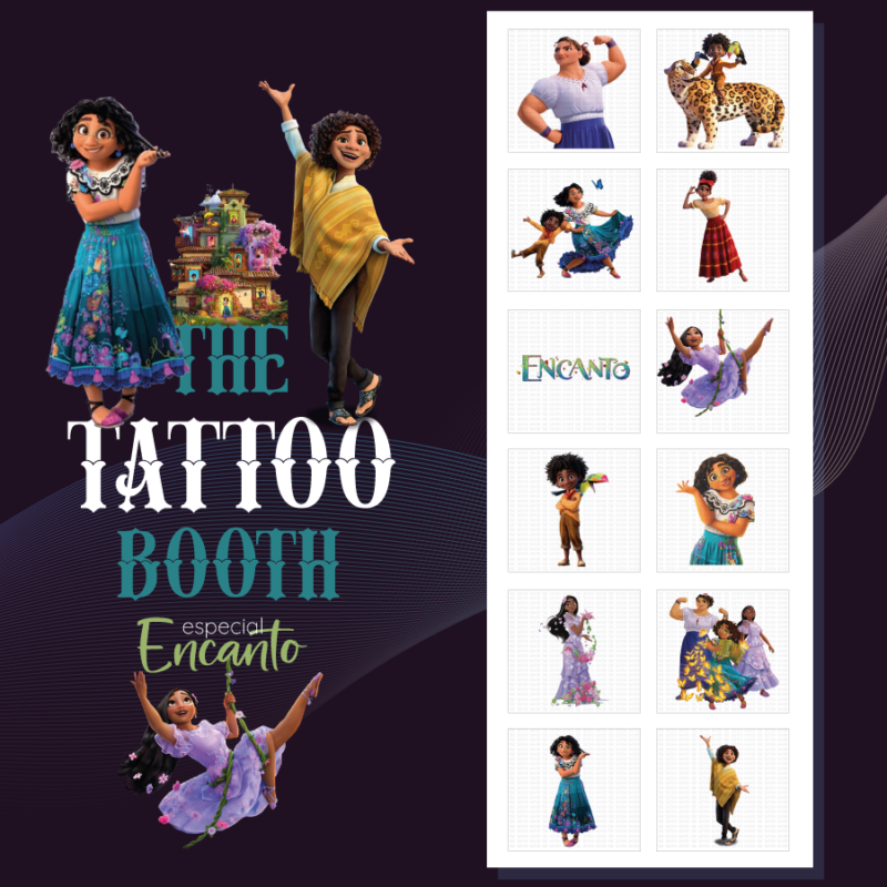 Tattoos Temporales Encanto X12 Tattoos