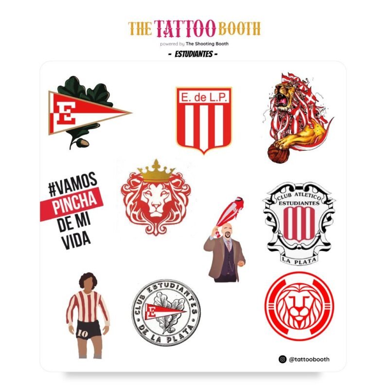 Tatuajes Temporales Estudiantes x10 Tattoos
