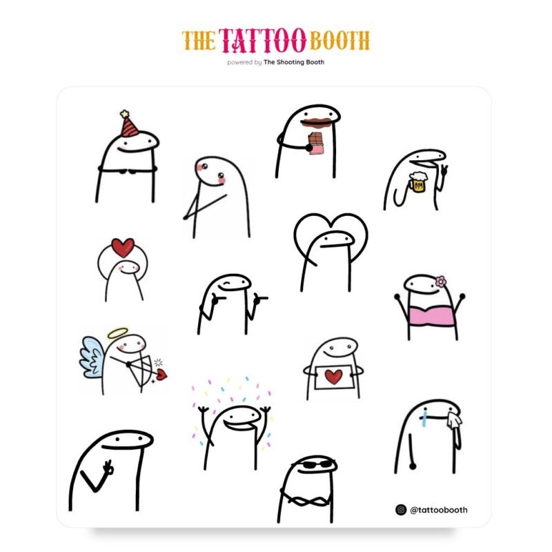 Tatuajes Temporales Flork  x14 Tattoos
