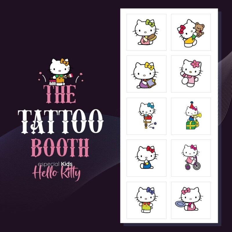 Tattoos Temporales Hello Kitty  X10 Tattoos