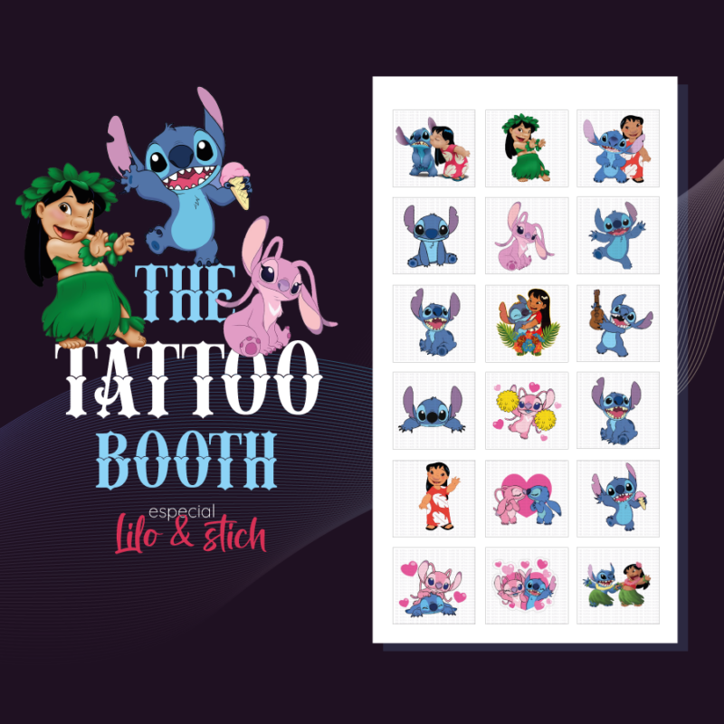 Tattoos Temporales Lilo & Stich X18 Tattoos
