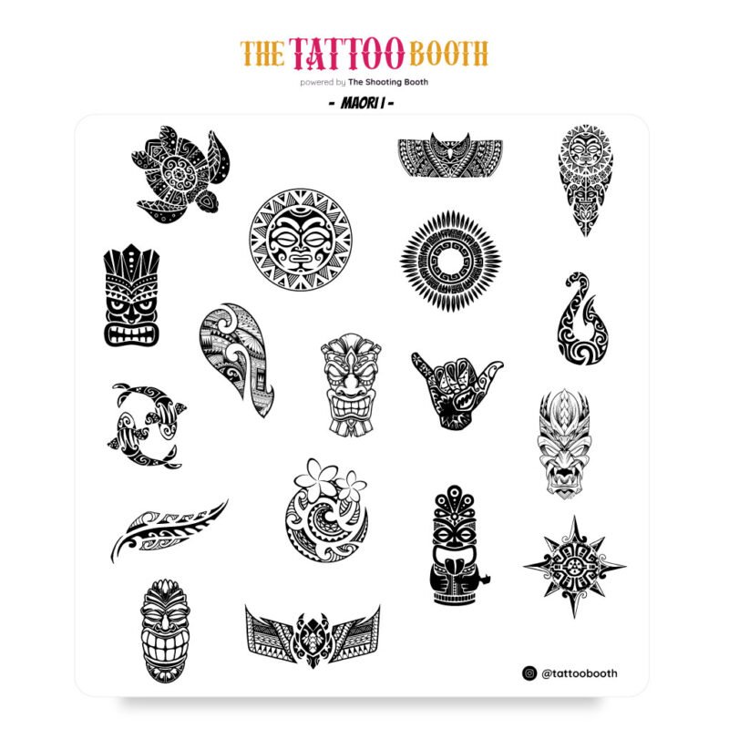 Tattoos Temporales Maori I x 18 tattoos
