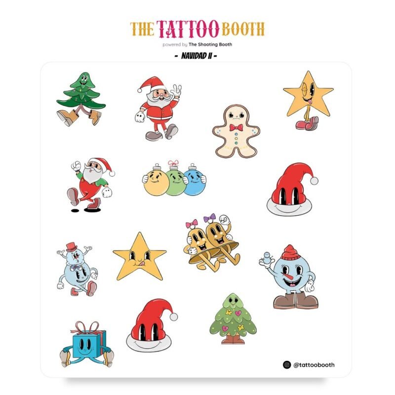 Tattoos Temporales Navidad II x 14 tattoos