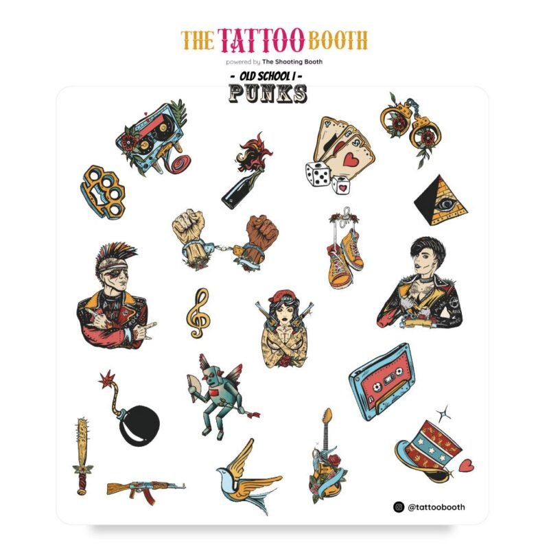 Tatuajes Temporales Old shcool x20 Tattoos