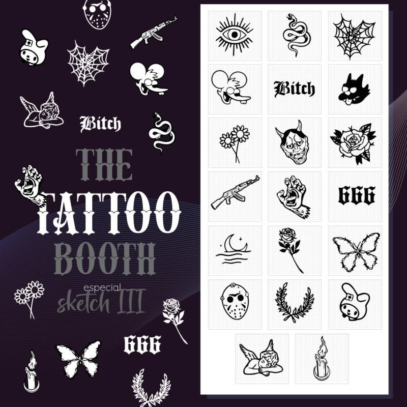 Tattoos Temporales Skecht III X20 Tattoos (copia)