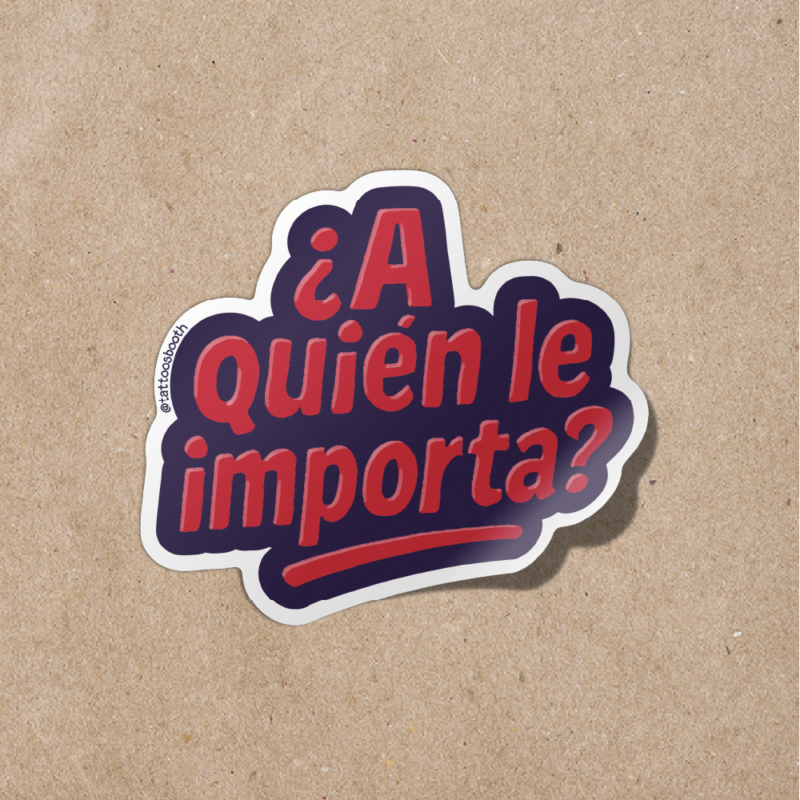 Vinilo - A Quien le Importa?