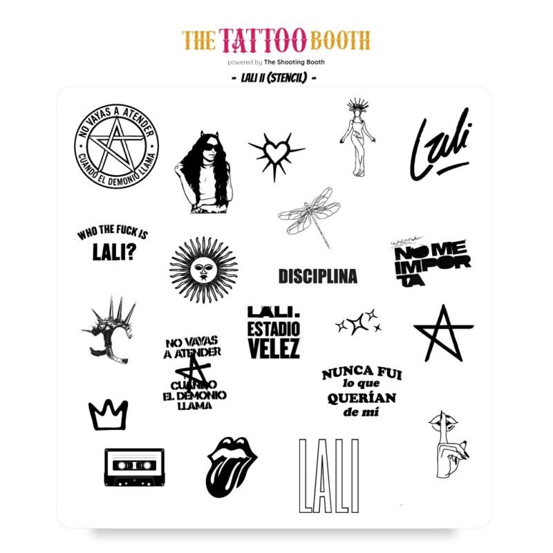 Tattoos Temporales Lali II x 21 tattoos