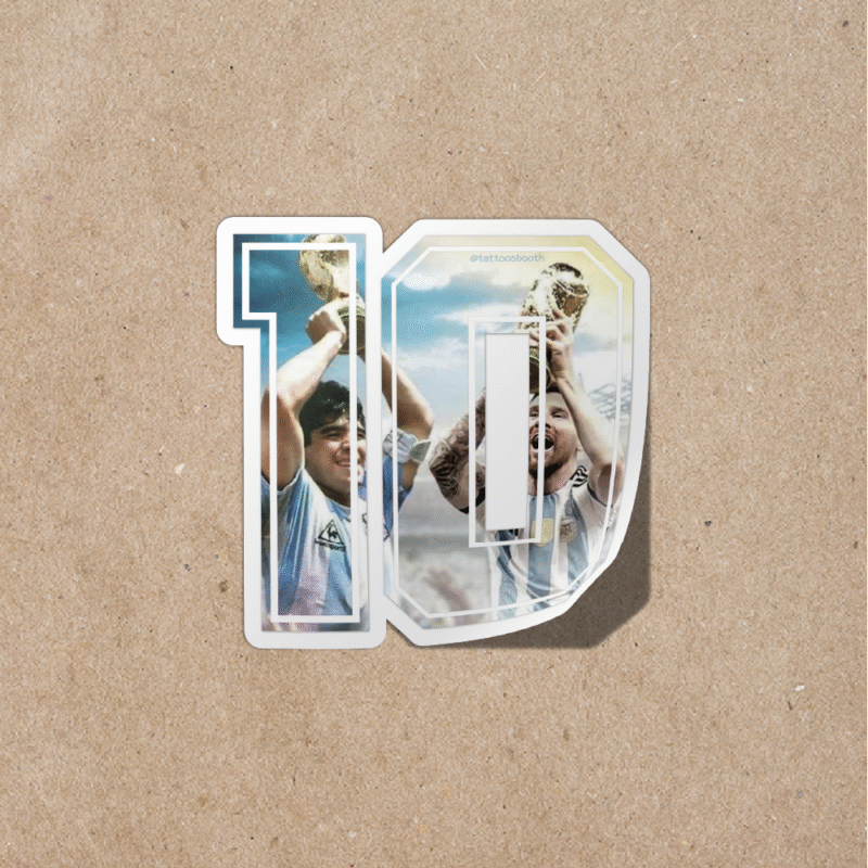 Vinilo - Maradona Messi