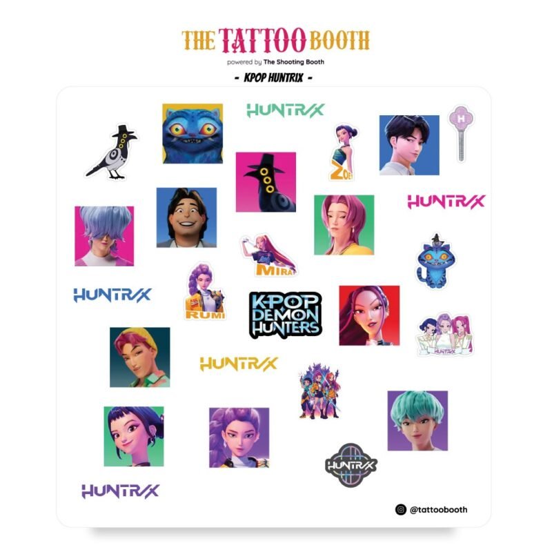 Tatuajes Temporales Kop Huntrix x 26 Tattoos