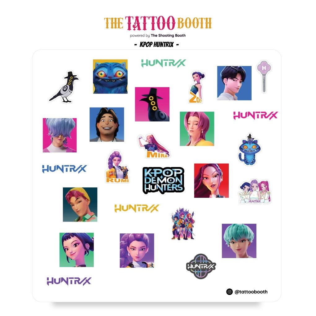 Tatuajes Temporales Kop Huntrix x 26 Tattoos