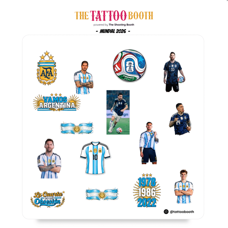 Tatuajes Temporales Mundial 2026